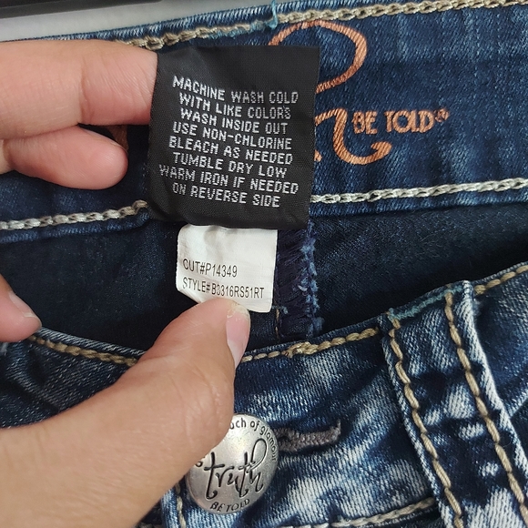Truth be told Classic Super skinny Mid rise  stretch Heavey stretch Jeans size 8 - Picture 6 of 13